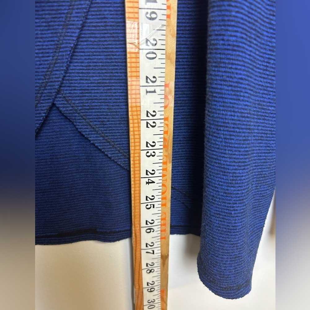 Calvin Klein Performance Thermal Blouse Top M Women Cowl Neck Tunic Stretch Soft - Picture 11 of 12